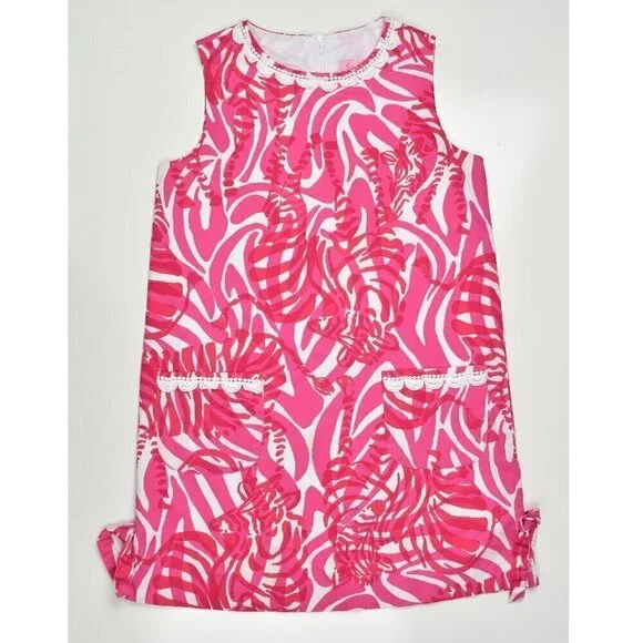 Lilly Pulitzer I'm Game Zebra Shift Dress 10 - Picture 1 of 8